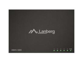 LANBERG DSM1-1005 SWITCH 5X 1GB/S UNMANAGED GIGABIT ETHERNET DESKTOP 12V (METAL CASE)