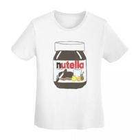 Nutella TShirt Women Short Sleeve T Shirts Round Neck Streetwear Cotton Summer Tees Streetwear S