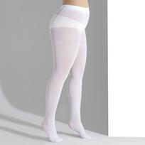 1 Pair Women Plus Size White Tights Stretchy Sheer White Tights Pantyhose Stockings Women'S Tights L white