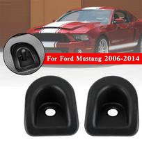 Ford Mustang 2005-2014 Juodas Durų Užrakto Rankenėlės Įvorės Rėmelio Rinkinys Pora Kairė ir Dešinė