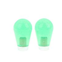 2Pcs Crystal Ball Joystick Handle Bat Topball Arcade Game Rocker Ball Head Battop Handle Oval Top Ball Replacement Top Ball Green 2Pcs