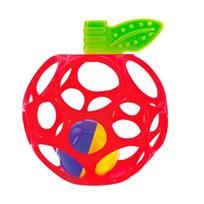 Baby Rattle Grab Ball for Infants Soft Silicone Teething Toy with Holes BPA-Free Birthday Gift And Bath Toy for Newborns 0-12 Months B