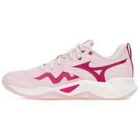 Mizuno WAVE MOMENTUM PRO Volleyball Shoes Unisex Low Top Pink V1GC254070 36