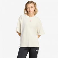 adidas 3-Stripes Studio T-Shirt Chalk White Mel. - Dydis XL (KX3166 Marškinėliai)