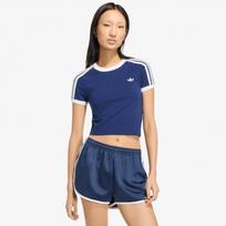 adidas Knitted T-Shirt Dark Blue/ White - Dydis S (KW2606 Marškinėliai)