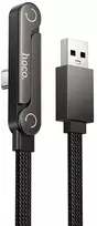 Laidas su laikikliu USB A į USB C 3A Hoco 1,2 m U150 Exquisite juodas