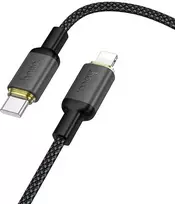 USB C - Lightning kabelis Hoco PD 30W 1 m X128 Benefit juodas