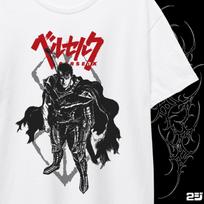 Guts Berserk Inspired Anime T-Shirt | Vintage Manga Graphic Tee, Couple Gift S