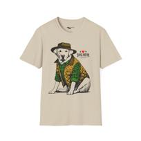 Labrador Dog Mum T-Shirt: Vintage Engraving Style S