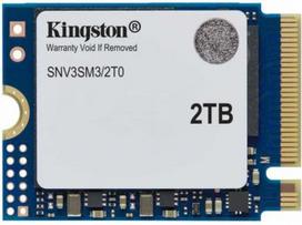 Kingston SSD | NV3 | 2000GB | SSD form factor M.2 2230 | Solid-state drive interface PCIe 4.0 x4 NVMe | Read speed 6000MB/s | Write speed 5000MB/s SNV3SM3/2T0 | 740617349979