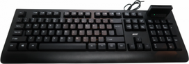 Acer AKW320 | Keyboard | Wired | US | Smart Card Reader | Black | Retil pack GP.KBD11.05B | 4711474326645