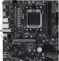 MSI PRO A620AM-G EVO WIFI | Processor family AMD | Processor socket AM5 | DDR5 | Number of SATA connectors 4 | Supported hard disk drive interfaces SATA, M.2 PRO A620AM-G EVO | 4711377417501