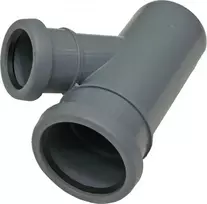Pipelife Vidaus kanaliz. trišakis PP HT 110x50/45°, pilkas