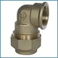 RINALDI PE alkūninė mova su vidin. sriegiu F 3/4" x 25