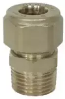 RINALDI Varinio vamzdžio sujungimas iš. 3/4" x 22, bronz.žied.,vanden.