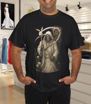 Men's and Women's T-shirts White Grim Reaper Cotton Unisex T-Shirt S