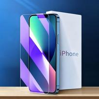 For Apple IPhone 15 16 17 Pro Max Air Plus E Anti Blue Tempered Glass Screen Protector for Iphone17 17Promax 17Air Film For iPhone 15 ProMax violetinė