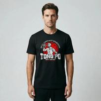 Men's and Women's T-shirts TONG PO Muay Thai Fighter Villain Kickboxer Van MADE IN USA TEE SHIRT S - XL XS