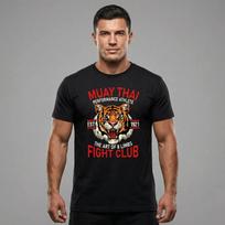 Men's and Women's T-shirts NEW Muay Thai Tiger Fight Club - Unisex  SHIP FROM USA TEE SHIRT S - XL L