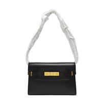 [Pre-Owned] YSL Manhattan Leather Crossbody Shoulder Bag - Very Good #UDF54J ONE SIZE