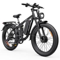 ZAZAWORK CF26 PRO Full Suspension Electric Bike, 48V 23Ah Battery,  Turn Signals juoda