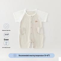 Ice Oxygen Cotton Baby Onesie - A-Class Cool Newborn Summer Romper 73 (3-6 months, 13-15 lbs)