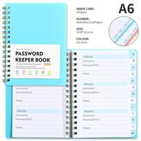 A6 Password Keeper Book Internet Login Notebook With Alphabetical Tabs Password Management Software License Account Organizer