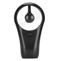 Mini Handheld Fan Portable 16x8.8x3.5cm USB Battery Noiseless Black