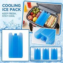 Reusable Ice Pack for Portable Conditioner and Cooler, 400ml Pack for Transport and Lunch Box one size mėlyna