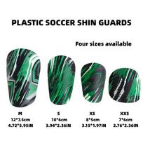 Sporting Style Mini Soccer Shin Guard Leg Pads Green Four Size for Soccer Players Leg Professional Protection Accessories Xs žalia