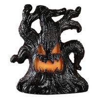 Indoor Outdoor Spooky Lamp Halloween Decoration Ghost Face Tree Stump Lantern D