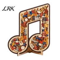 Tiksliai supjaustytas medinis dėlionė Muzikinė nata Medinė puošmena, Instrumento dėlionė, Puošmena Šeimos vakaro iššūkių žaidimas, Dovana vaikams Suaugusiems Žaidimas C