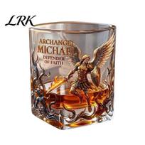 Ocean Themed Drinkware Octopus Whiskey Glass, 260ml Rum Tasting Deep Sea Creature High-end Bar Glassware Tumbler, Collectible Cocktail Home Glassware, A