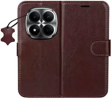 Telforceone „Smart Luxe“ odinis dėklas, skirtas „Xiaomi Redmi Note 15 Pro 5G“, rudas