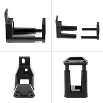Black Sliding Barn Door Hardware POM Barn Door Stopper Premium Barn Door Floor Guide  Bottom Floor