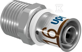 Uponor S-Press PLUS jungtis išoriniu sriegiu 16-R1/2"MT