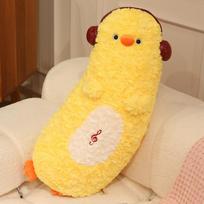 Kawaii Giant Size Long Fox Plush Pillow Soft Brown Bear Cartoon Penguin Toys Baby Accompany Sleeping Dolls for Girls Gifts 75cm