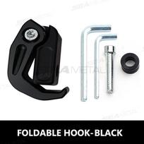 BLALION Motorcycle Helmet Holder CNC Aluminum Luggage Bag Hook Holder Hanger Hooks Motorbike Scooter Helmet Bags Gadget Hooks juoda