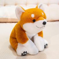 30/45cm new simulation prone Shiba Inu stuffed plush toy cartoon anime cute pillow pillow for children's birthday gift fun doll