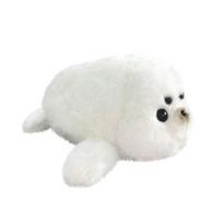 32/45/50cm White Seal Plush Toy Kawaii Marine Animal Seal Plush Doll Sleeping Throw Pillow Accompanying Doll Aquarium Souvenir 32cm