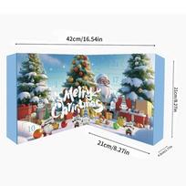 2026 Christmas Advent 2026 Gnome 24 Days Calendars Doll Decoration Small Pendants For Collectors Shelf Table Window Entryway 24PCS raudona