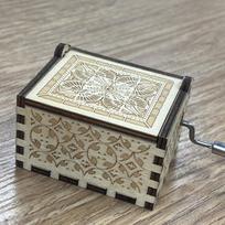 Music Box  Wooden Hand-Crank Music Box  New Year, Birthday, Mother's Day Gift