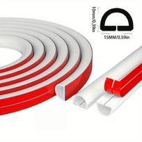 Self-Adhesive Cable Protector - Wire Management System for Walls and Floors, Easy to Install, Three Color Options