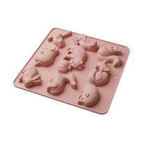 Food Grade Silicone Chocolate for Baking - Squirrel, , Hedgehog Shapes for DIY one size rožinė