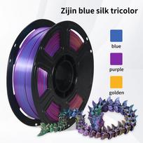 Lisengy 1.75mm 1KG 3D Printer Filament Three Color Gradual Change PLA Filament Silk Tri-color Filament
