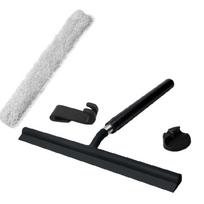 Adjustable Bath Squeegee Set with Detachable Long Handle and Cloth Cover For Glass Door Window Floor And Wet Surfaces 1