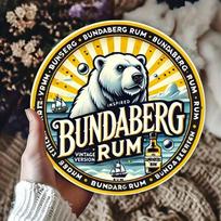 Bundaberg Rum Vintage Metal Sign x Retro Tin Wall Decor for Bar Pub Man Cave Rustic Aluminum 20x30cm（7.8x11.8inch）