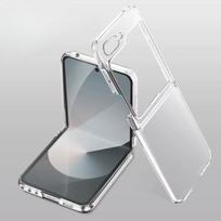 For Samsung Galaxy Z Flip 5 6 7 Transparent Phone Case for Galaxy Z Flip5 Flip6 Flip7 Clear PC Hard Shell Protective Back Cover For Galaxy Z Flip 5 gryna