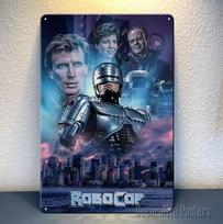Robocop Metal Poster  Retro Movie Tin Sign Size xcm ()  aluminum 20x30cm（7.8x11.8inch）