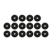 20PCS Plastic Material And Felt Material Cymbal Sleeves  For Drum Kits juoda